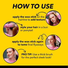 Got2B On-The-Go Hair Wax Stick 1.8oz with ingredients