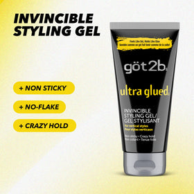 Got2B Ultra Glued Invincible Styling Gel 1.25 Fl Oz travel size