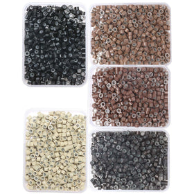 GOTDYA 2500pcs 4mm Hair Extension Beads multi-coloured front view