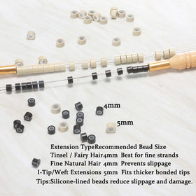 GOTDYA hair extension beads packaging