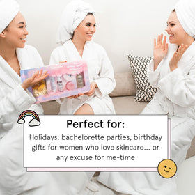 grace & stella cleansing balm and dead sea mud mask packaging