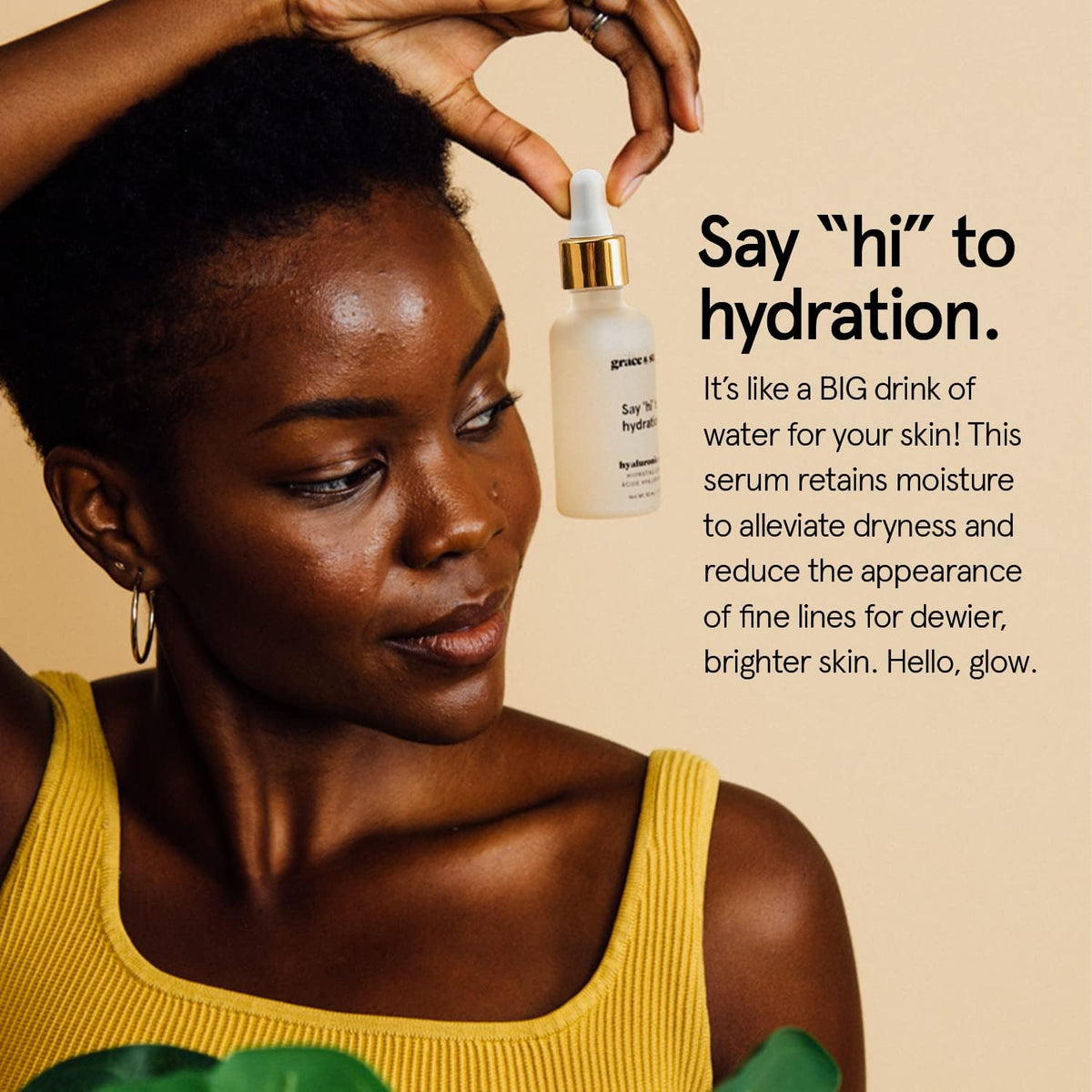 grace & stella Hyaluronic Acid Serum 10ml packaging