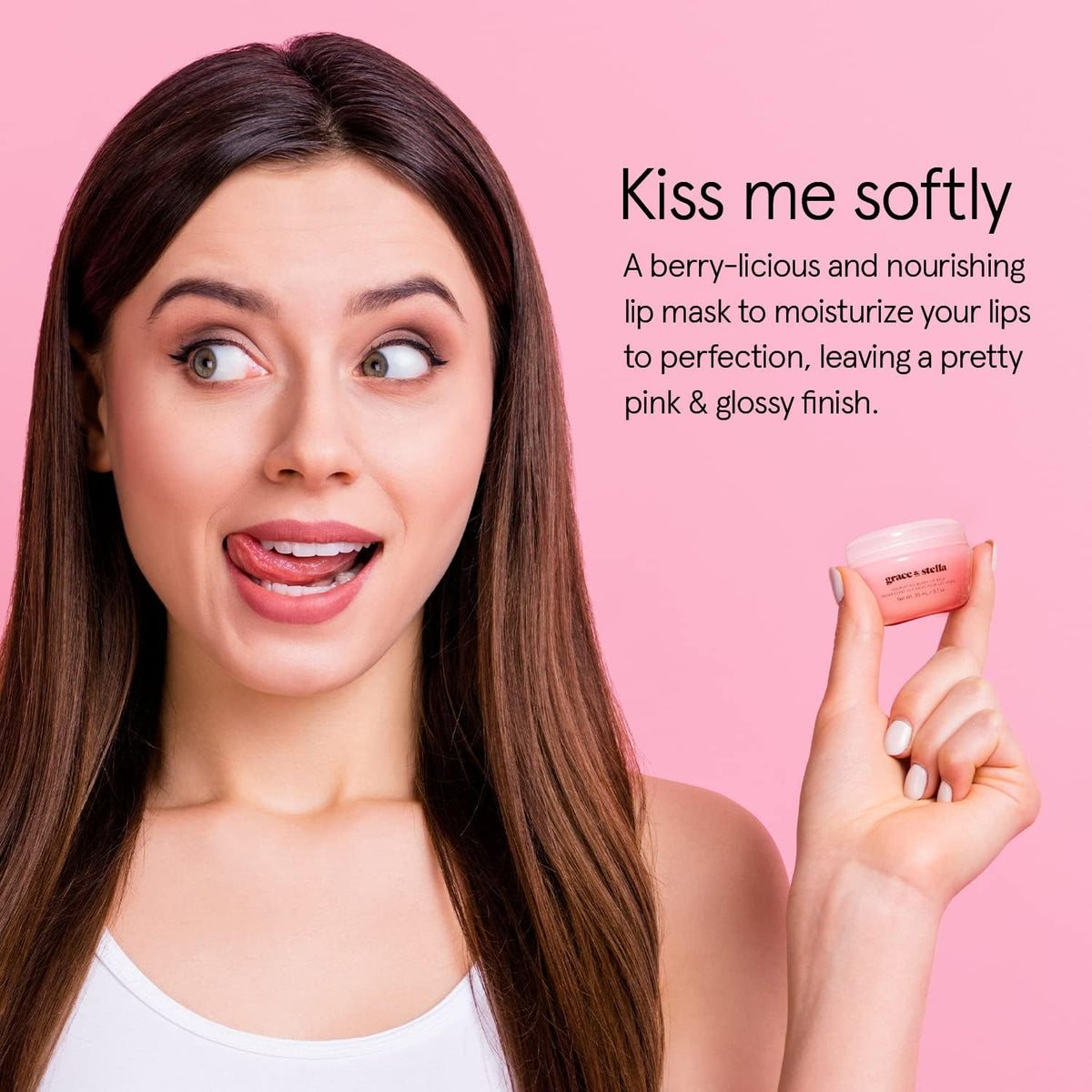 grace & stella Lip Butter 50g packaging side view