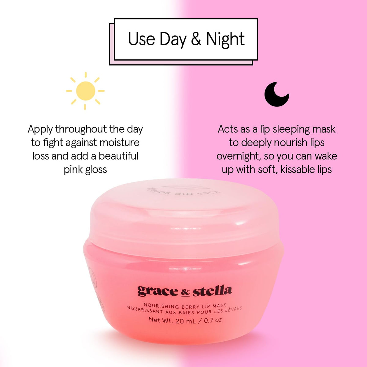 grace & stella Lip Butter on a bathroom counter