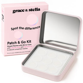 grace & stella pimple patches in mirror case front view