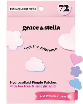 grace & stella Pore Strip Pimple Patches front view with cute designs