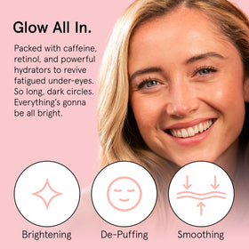 grace & stella Retinol & Caffeine Under Eye Serum packaging