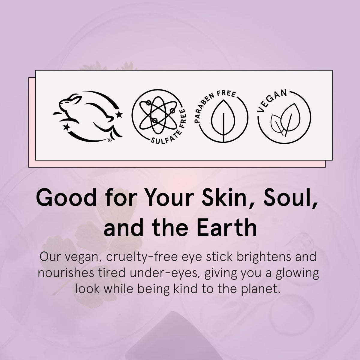 grace & stella Under Eye Brightener Balm Stick close-up