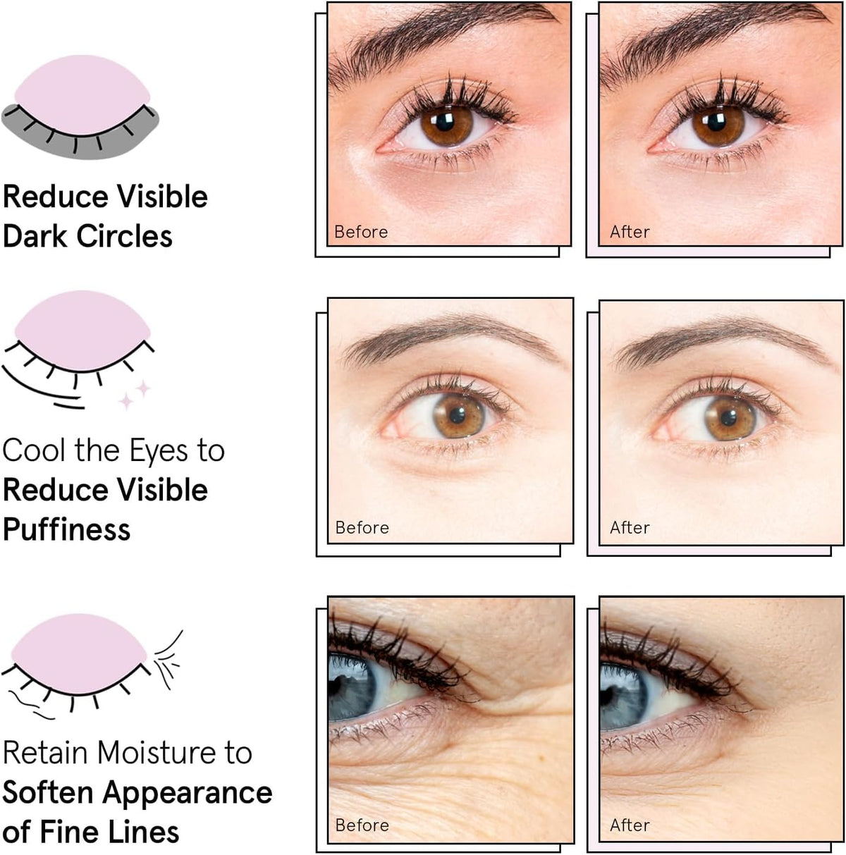 grace & stella Under Eye Patches with ingredients list