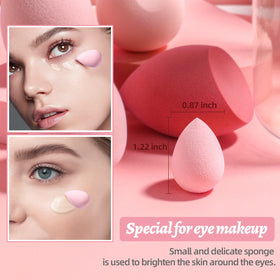 Gradient pink container for BS-MALL makeup sponges