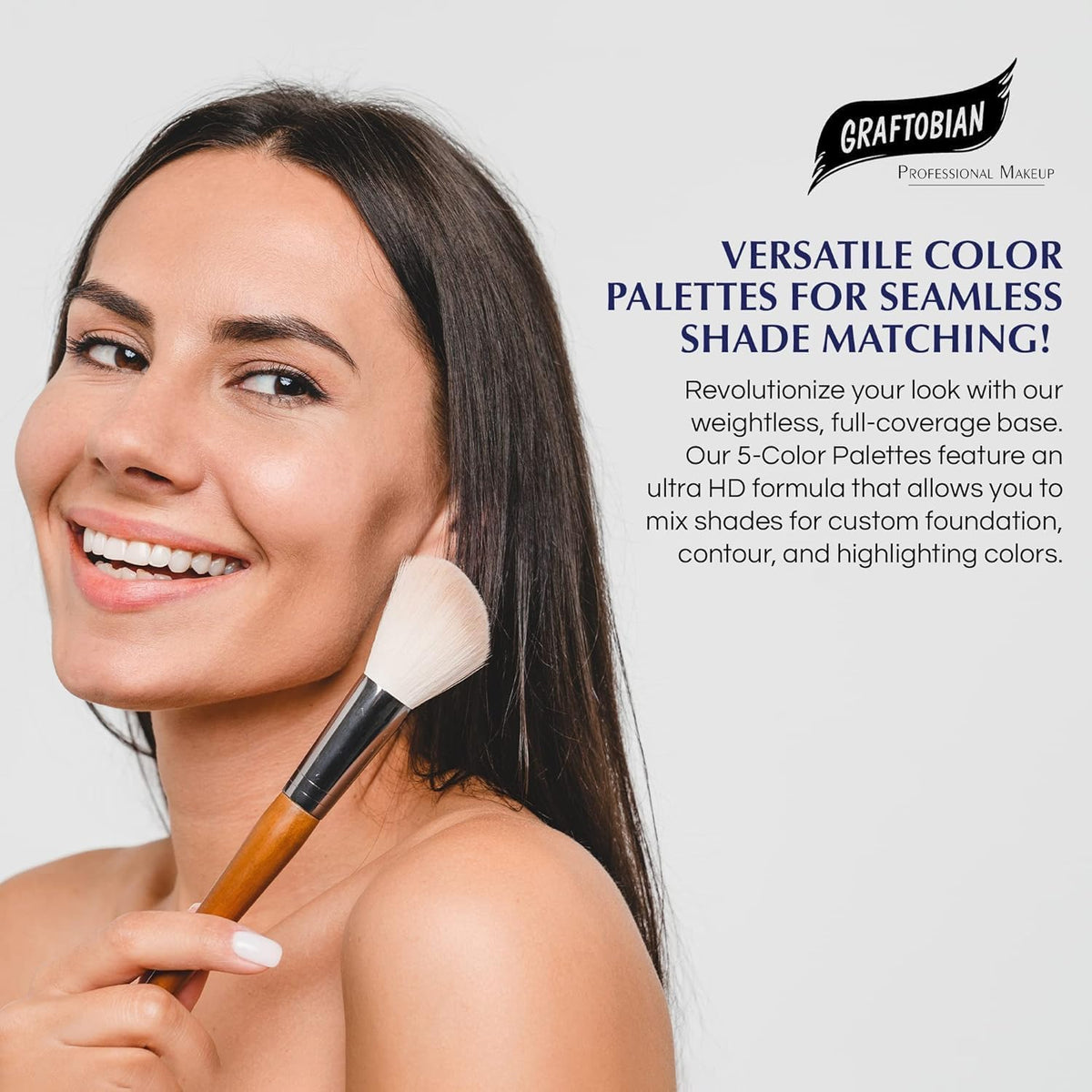 Graftobian Warm #1 Cream Foundation Palette side view