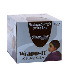 Graham Wrapp-it Styling Strips package front view with 40 strips