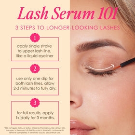 Grande Cosmetics 2-Step Lash System Set with ingredients list