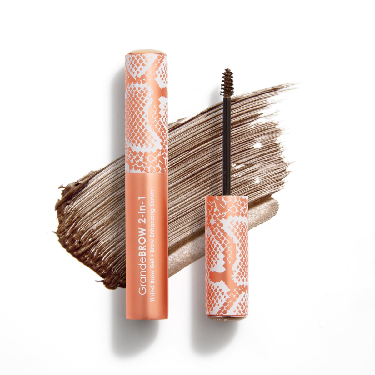 Grande Cosmetics GrandeBROW tinted brow gel and serum mini in medium