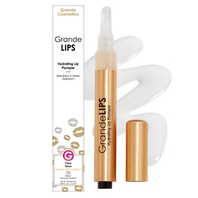 Grande Cosmetics GrandeLIPS Hydrating Lip Plumper Gloss clear model front view
