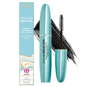 Grande Cosmetics GrandeMASCARA Waterproof Peptide Mascara black tube front view
