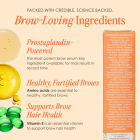 GrandeBROW Brow support Serum with natural ingredients