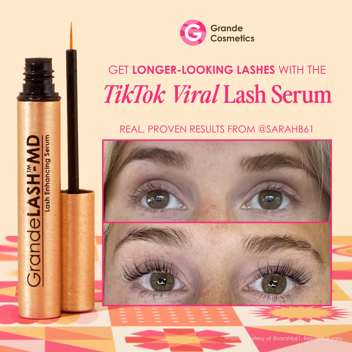 GrandeLASH-MD Lash support Serum 2mL packaging