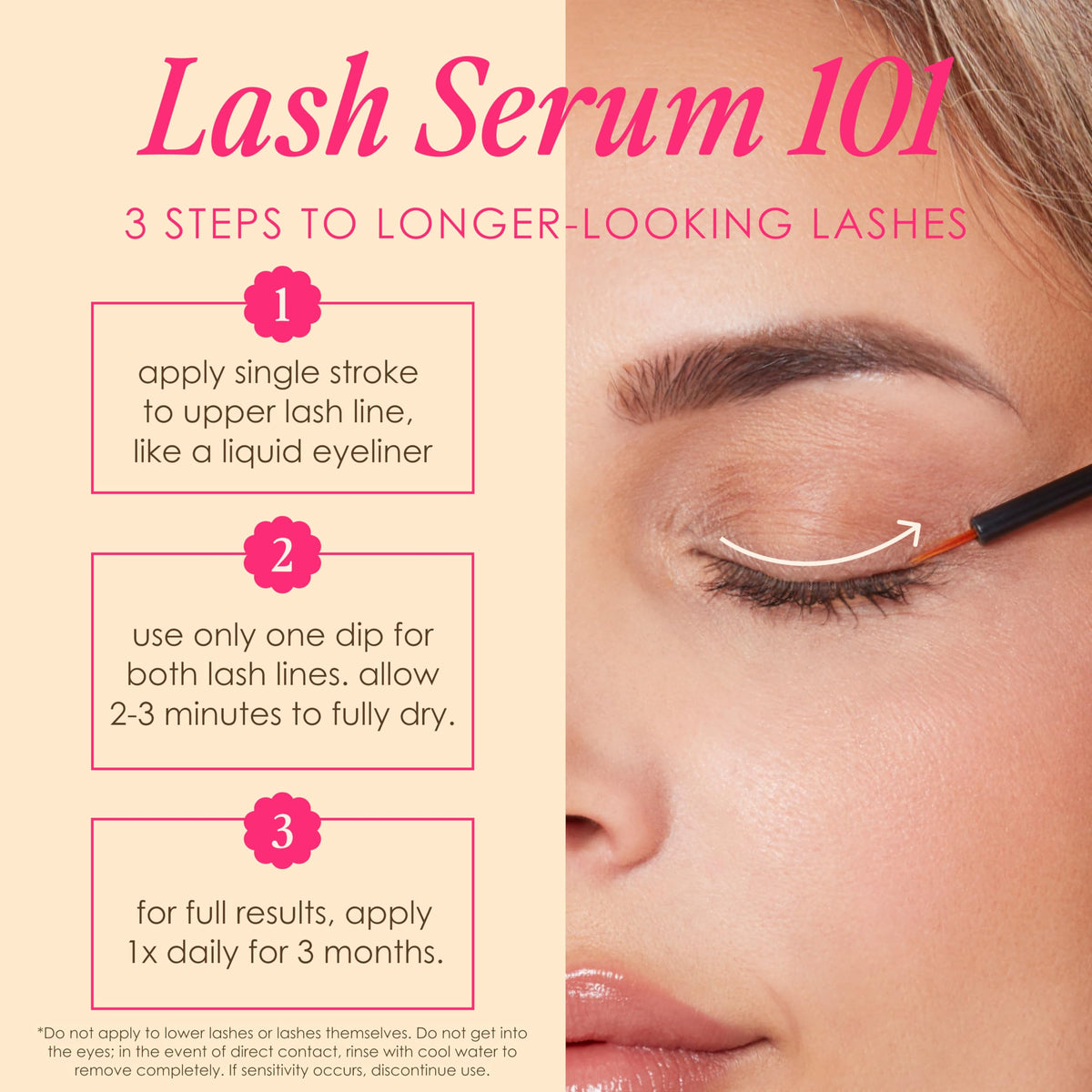 GrandeLASH-MD Lash support Serum on a vanity