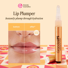 GrandeLIPS Hydrating Lip Plumper Gloss applicator close-up