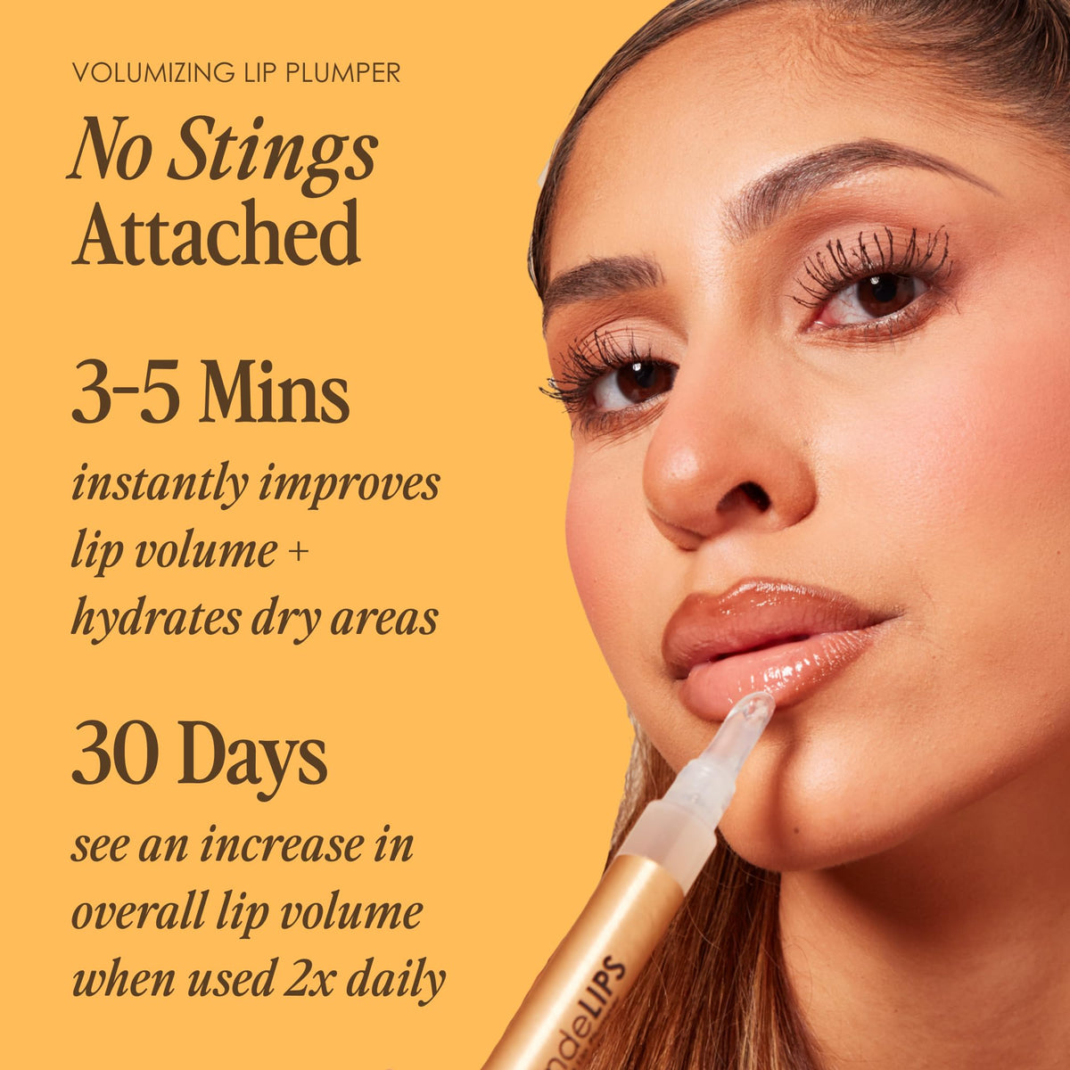 GrandeLIPS Hydrating Lip Plumper Gloss clear packaging