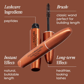 GrandeMASCARA in a makeup bag with other beauty products