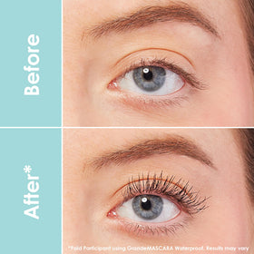 GrandeMASCARA Waterproof Peptide Mascara applicator brush close-up