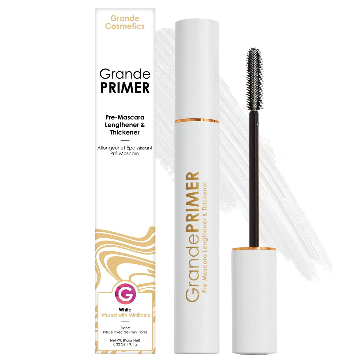 GrandePRIMER Pre-Mascara Lengthener & Thickener 0.32 oz front view