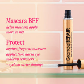 GrandeREPAIR Leave-In Eyelash Conditioner application on lashes