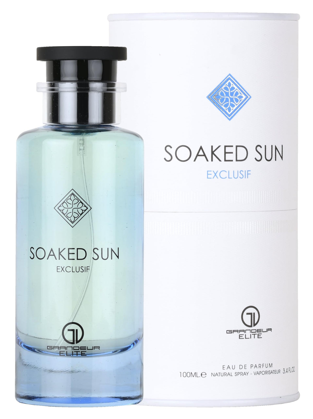 Grandeur Soaked Sun Eau de Parfum 100ml bottle front view