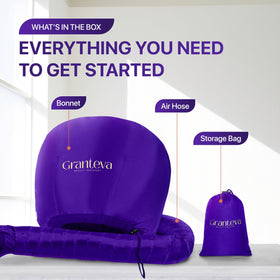 Granteva Bonnet Hair Dryer Attachment in a bathroom setting