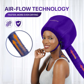 Granteva Bonnet Hair Dryer Attachment side view showing headband