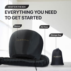 Granteva Hooded Hair Dryer Attachment with long hose detail