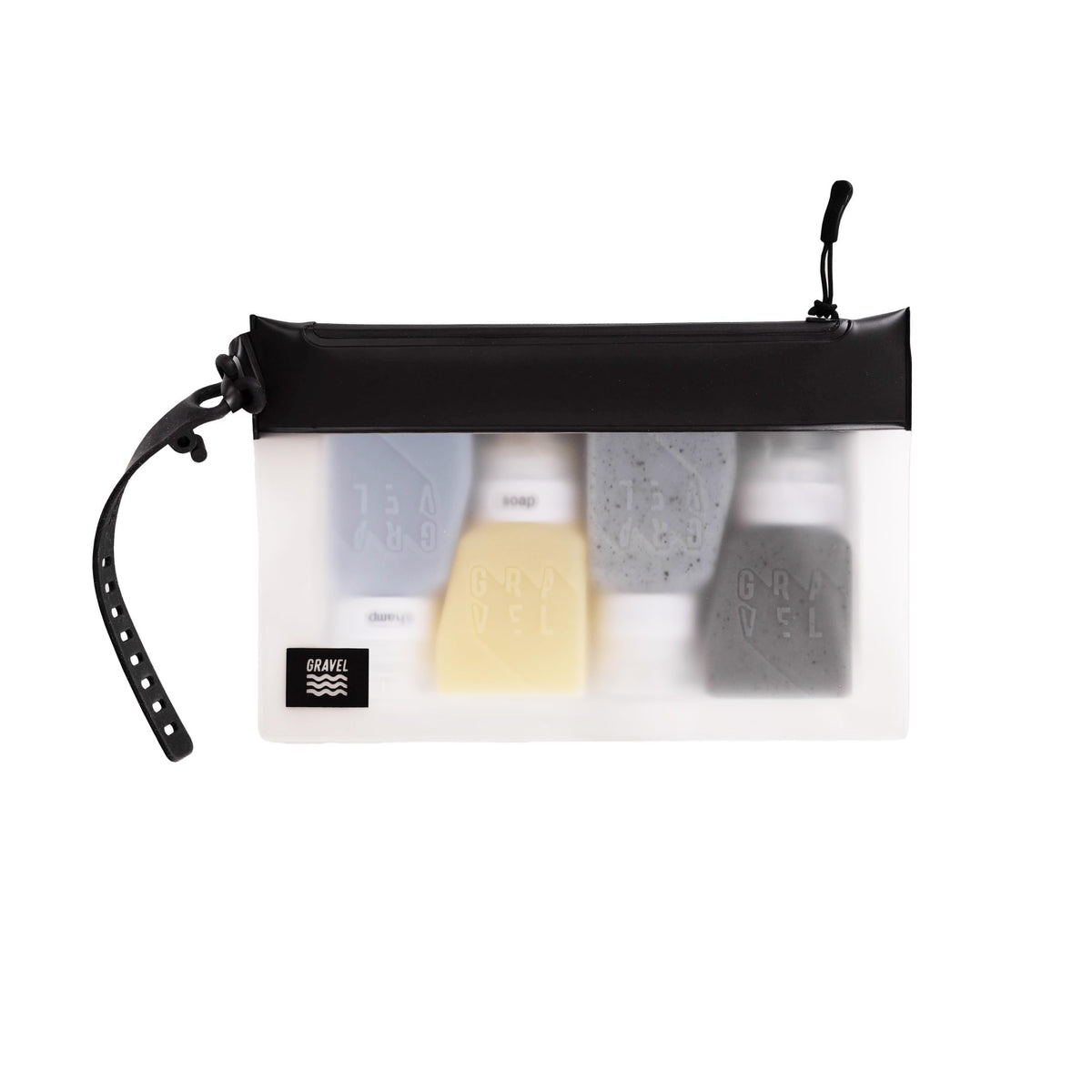 Gravel TSA approved travel bottles 3 oz with clear bag