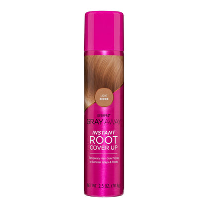GRAY AWAY Instant Root Cover Up Spray Light Brown front view