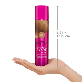 GRAY AWAY Instant Root Cover Up Spray Light Brown packaging