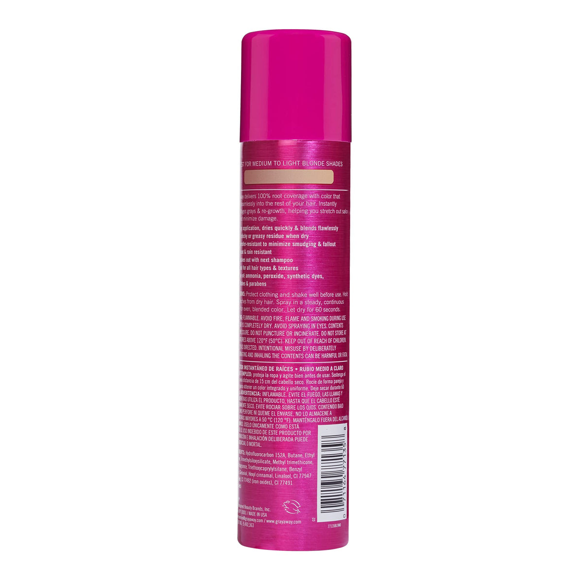 GRAY AWAY spray in Medium/Light Blonde shade