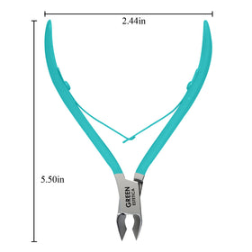 GREEN ESTETICA cuticle nipper side view