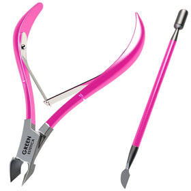 GREEN ESTETICA Cuticle Nippers set with stainless steel tools