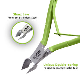 GREEN ESTETICA Cuticle Pusher tool with ergonomic handle