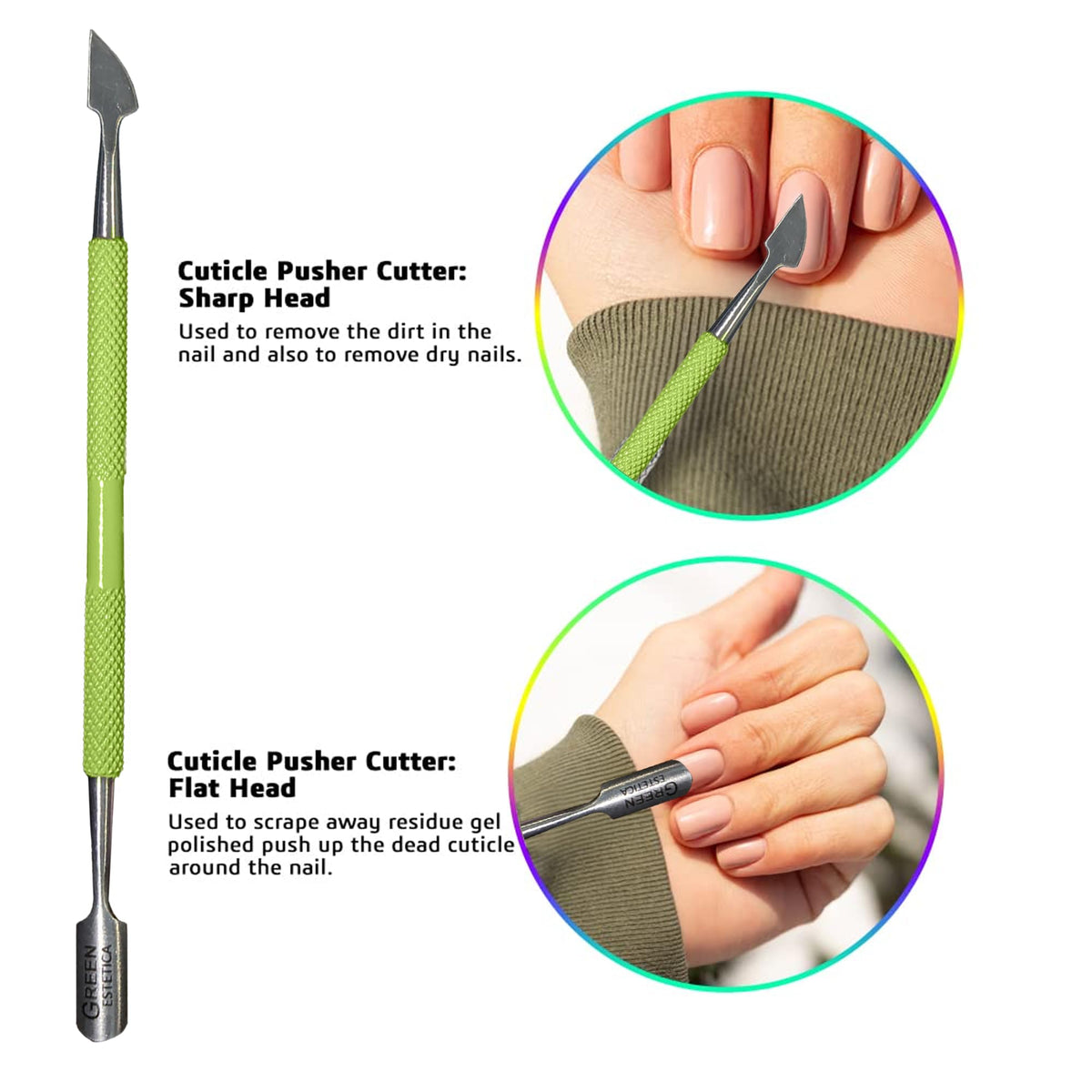 GREEN ESTETICA Cuticle Trimmer set in packaging