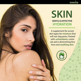 GreenIVe Castor Oil in a beauty routine setting