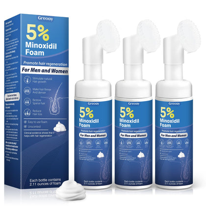 Greoay Hair Growth Foam 5% Minoxidil front view