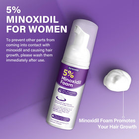 Greoay Minoxidil Foam 3 bottles arranged together