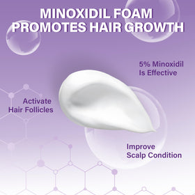 Greoay Minoxidil Foam close-up of foam texture
