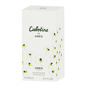 Gres Cabotine Eau De Toilette Spray 3.4 oz close-up of bottle