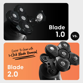 Groomie BaldiePro Blade 2.0 in use on head