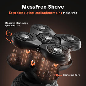 Groomie BaldiePro Blade 2.0 showing waterproof feature