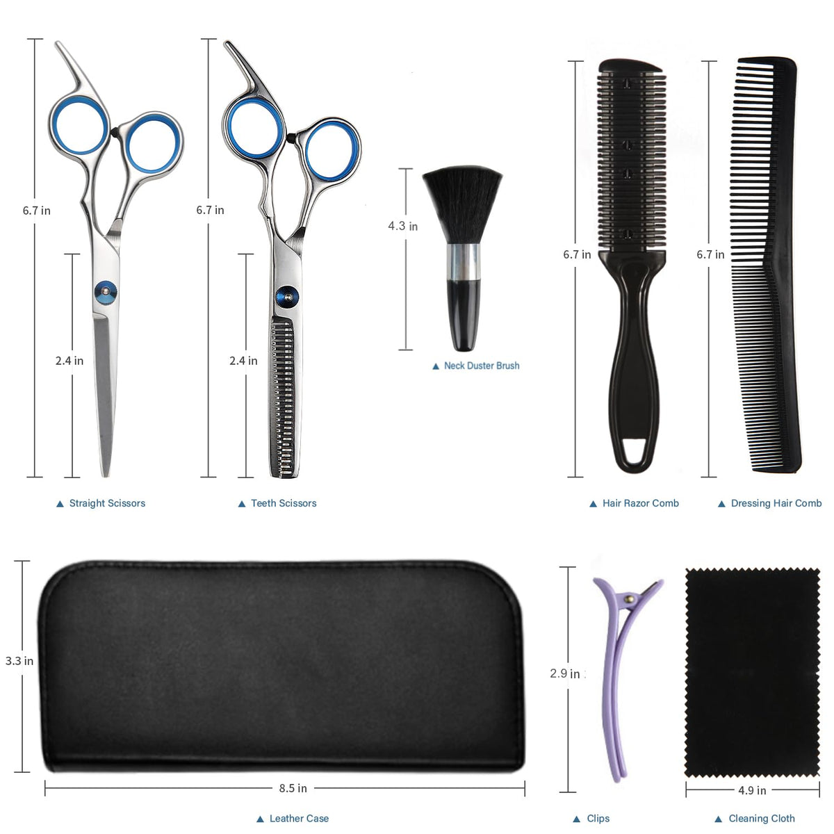 Grooming comb from YELEGAI Haircut Scissors Kit