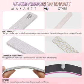 Group of Makartt nail files showcasing various angles